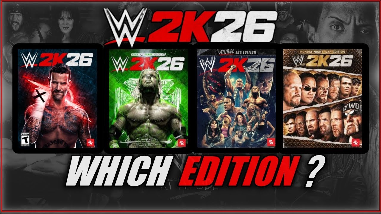 WWE 2K26  - Which EDITION Should You Buy? (All Edition Details Compared)