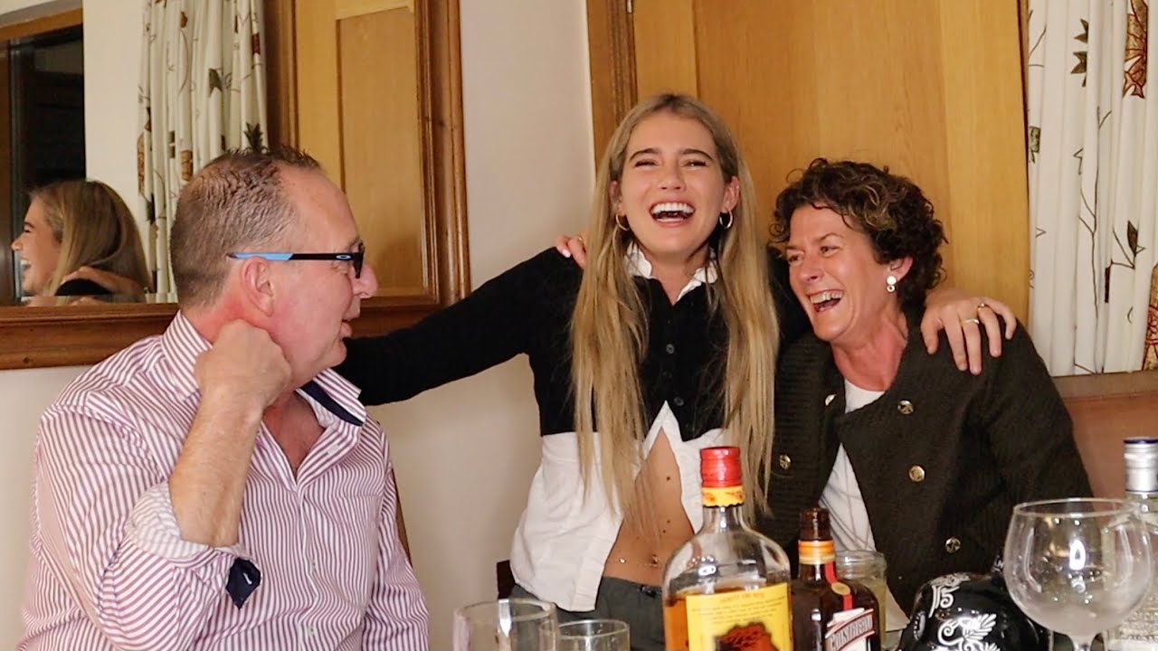 say it or shot it w/ my mum & dad