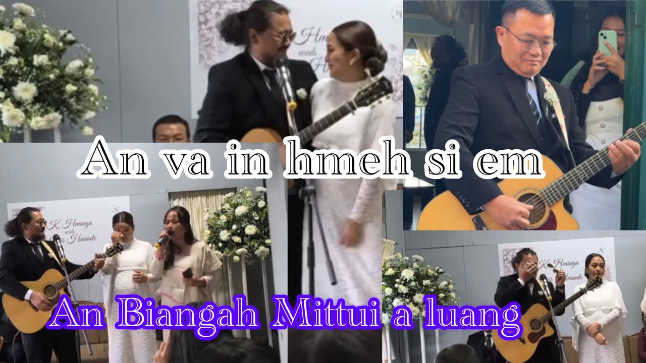 K. Hminga pa in Janis-i Guitar nen a lo welcome… Janis-i Biangah Mittui a luang