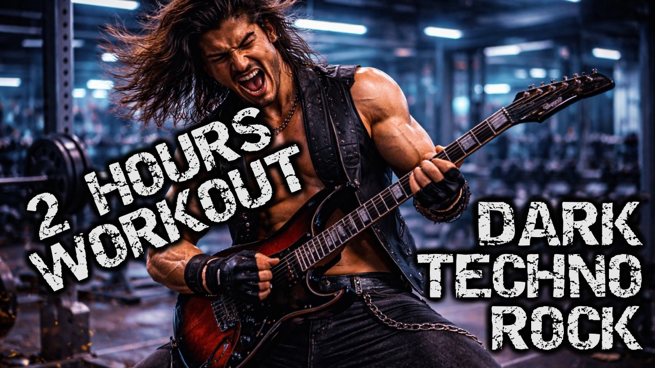 SHRED & SWEAT | 2 HOURS WORKOUT FUEL | Dark Techno x 80s Hard Rock