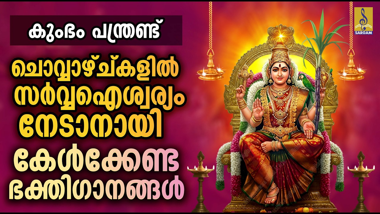 കുംഭം പന്ത്രണ്ട് | ചൊവ്വാഴ്ച്കളിൽ സർവ്വഐശ്വര്യം നേടാനായി കേൾക്കേണ്ട ഭക്തിഗാനങ്ങൾ | Devi Narayani