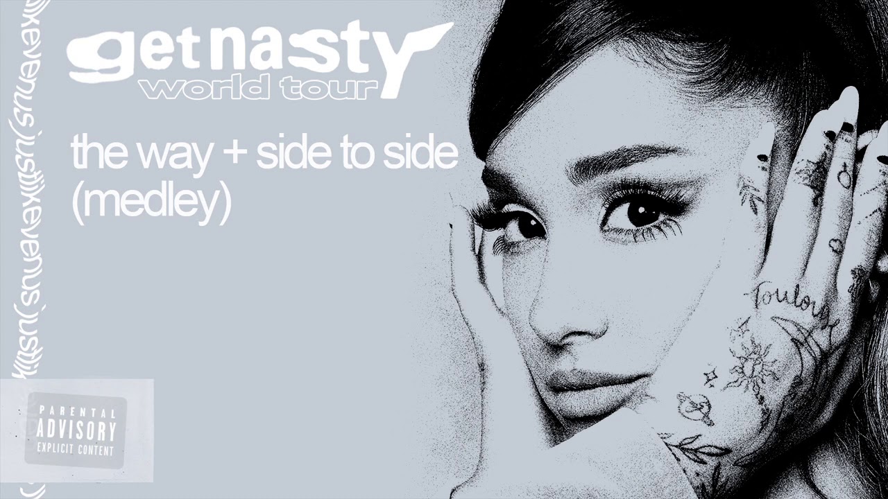 ariana grande - the way + side to side (medley) [live studio concept]