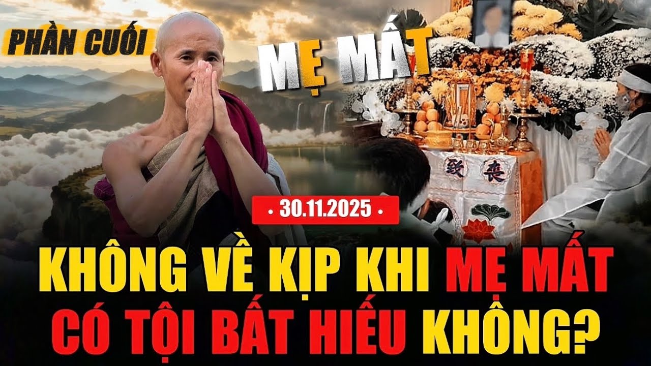 Không Về Kịp Khi Mẹ Mất Có Bị Tội Bất Hiếu? Lời Thầy Minh Tuệ Khiến Ai Cũng Lặng Người #dauchandauda