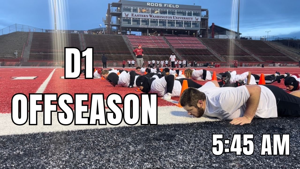 Day in the Life - D1 Football Player: Winter Training Edition