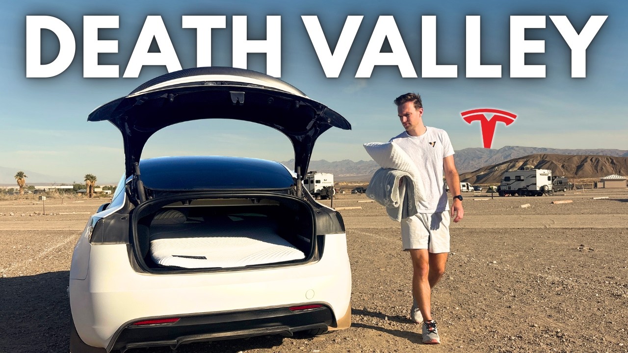 Одиночный поход на Tesla Camping в Долине Смерти.