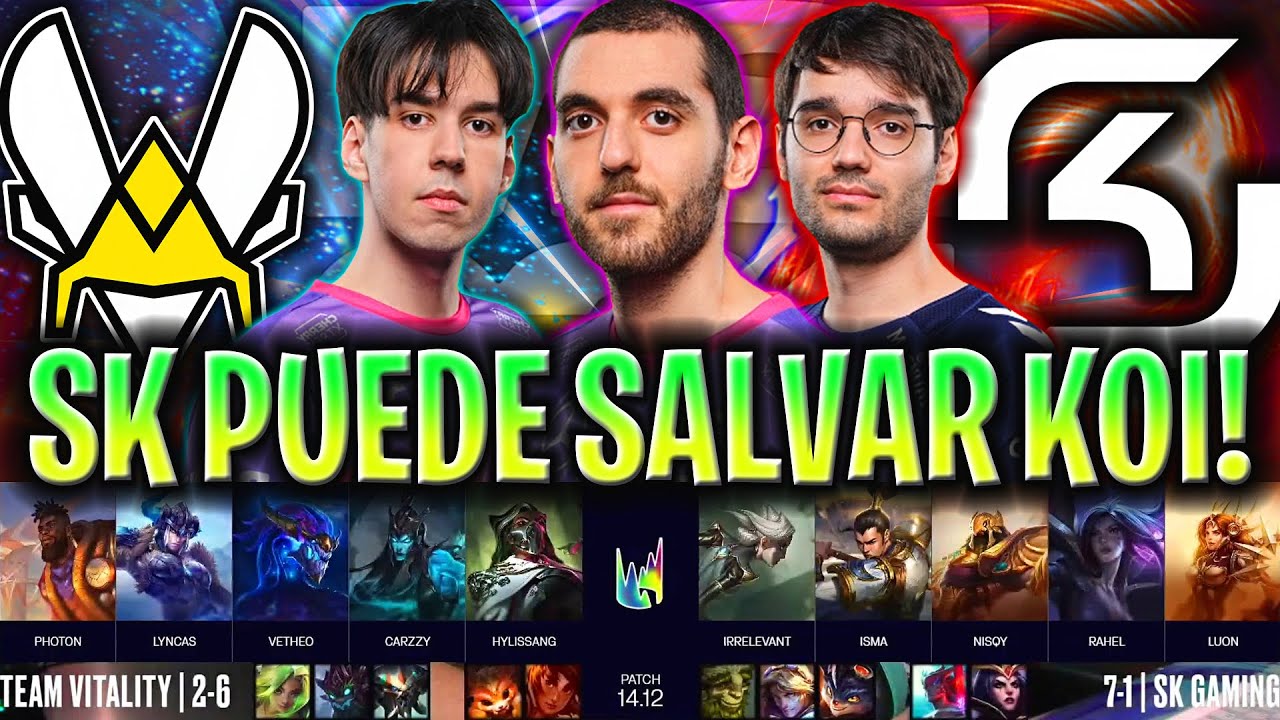 EL EQUIPO DE NISQY PUEDE SALVAR A MDK! | VIT vs SK RESUMEN LEC VERANO 2024 LVP ESPAÑOL