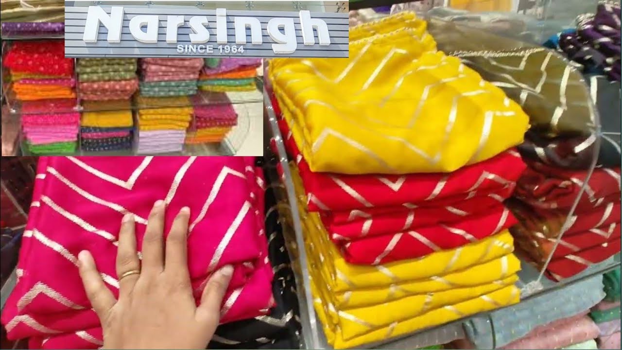 Narsingh Sarees& fabrics Shopping |Trending instagram designer sarees |Narsingh Shopping |sarees