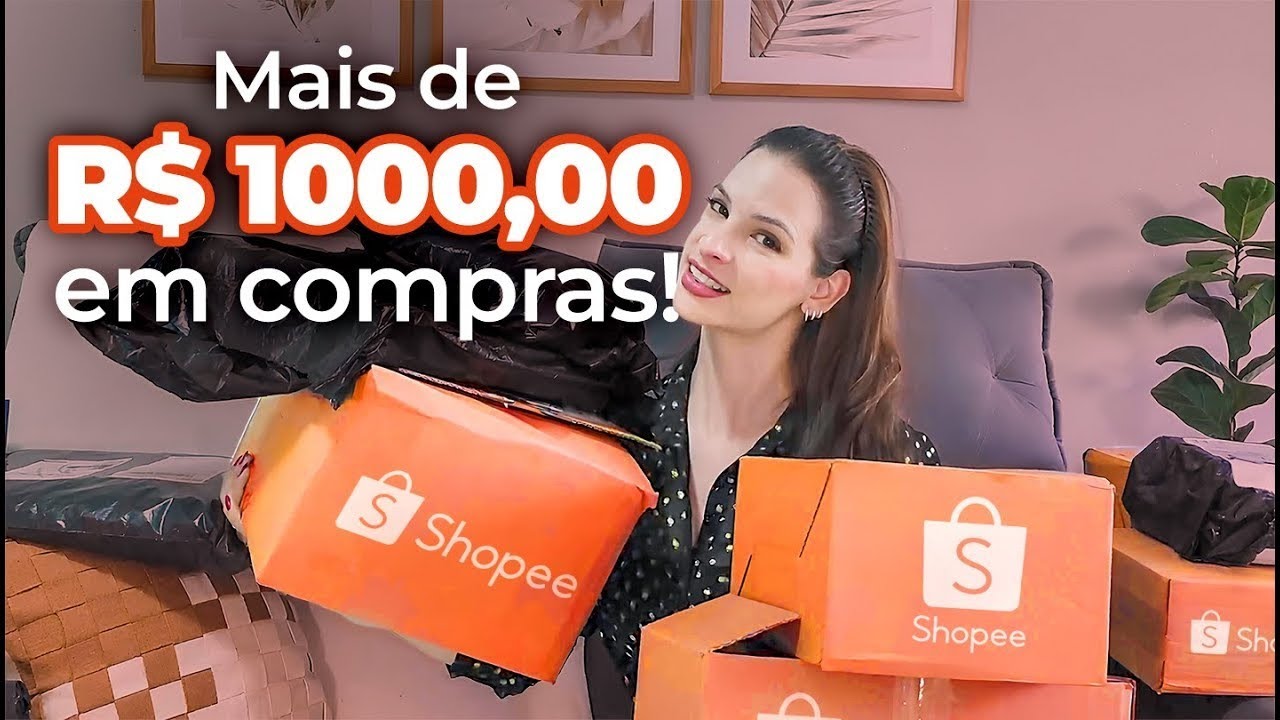 COMPREI MUITA COISA NA SHOPEE 🧡🛍 cantinho do café, organizadores, eletrônicos e mais!!!