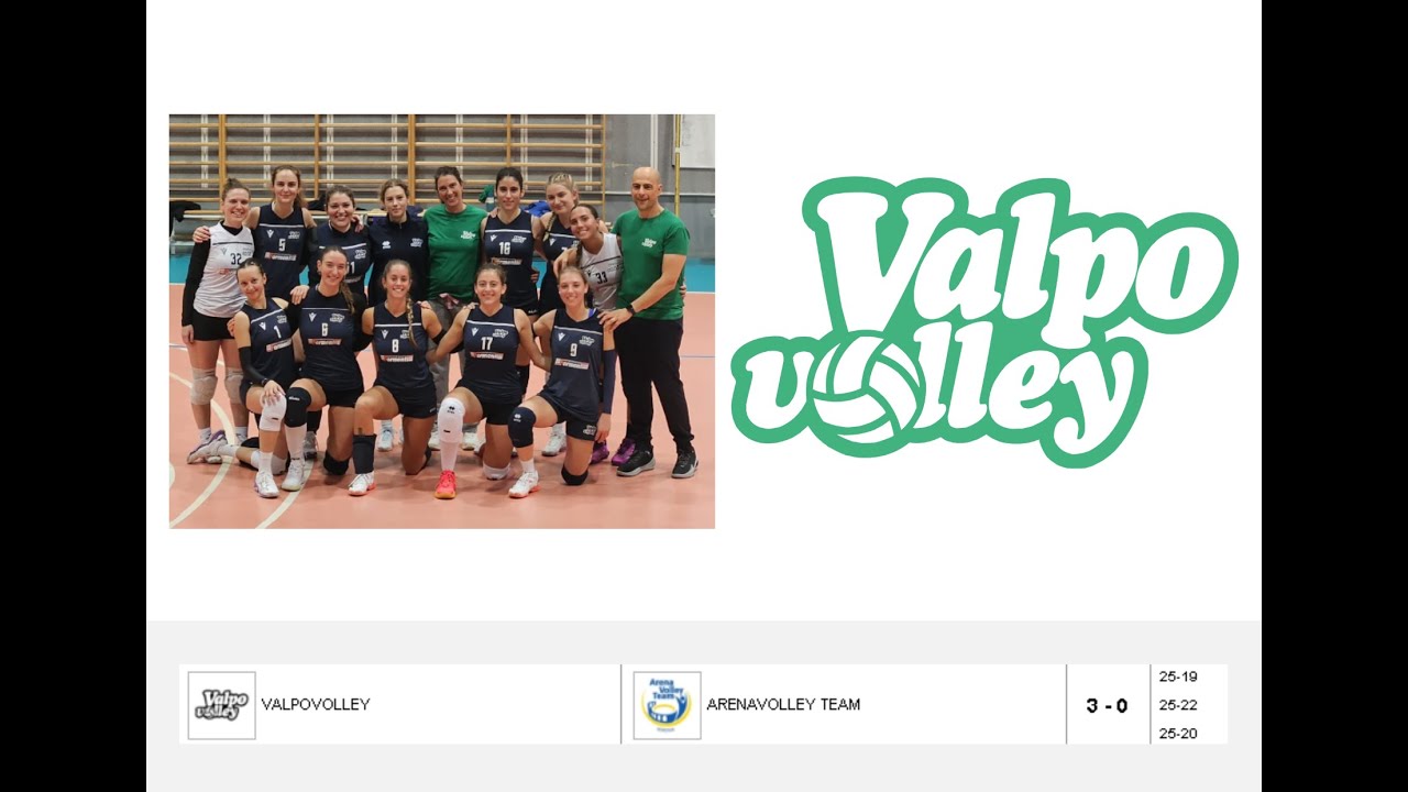 VALPOVOLLEY VS ARENAVOLLEY TEAM 3 - 0