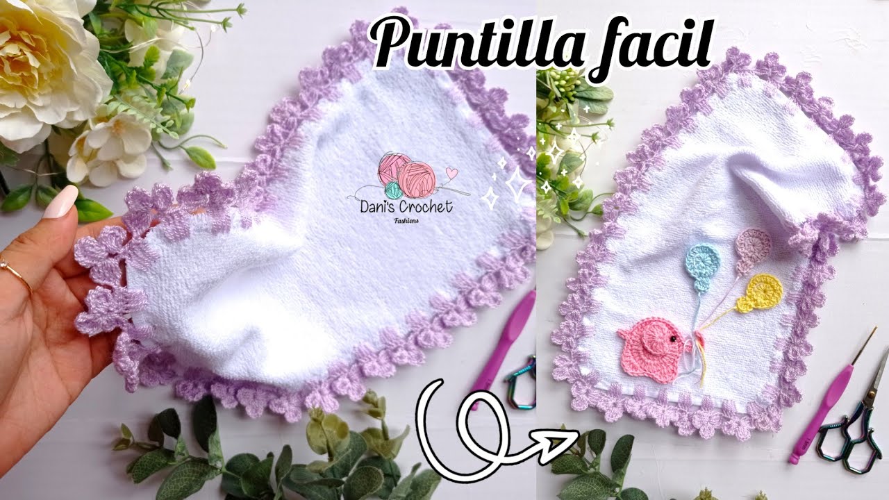 🥳HERMOSO PATRÓN DE PUNTILLA| 🌸tejida en UNA VUELTA 🤯