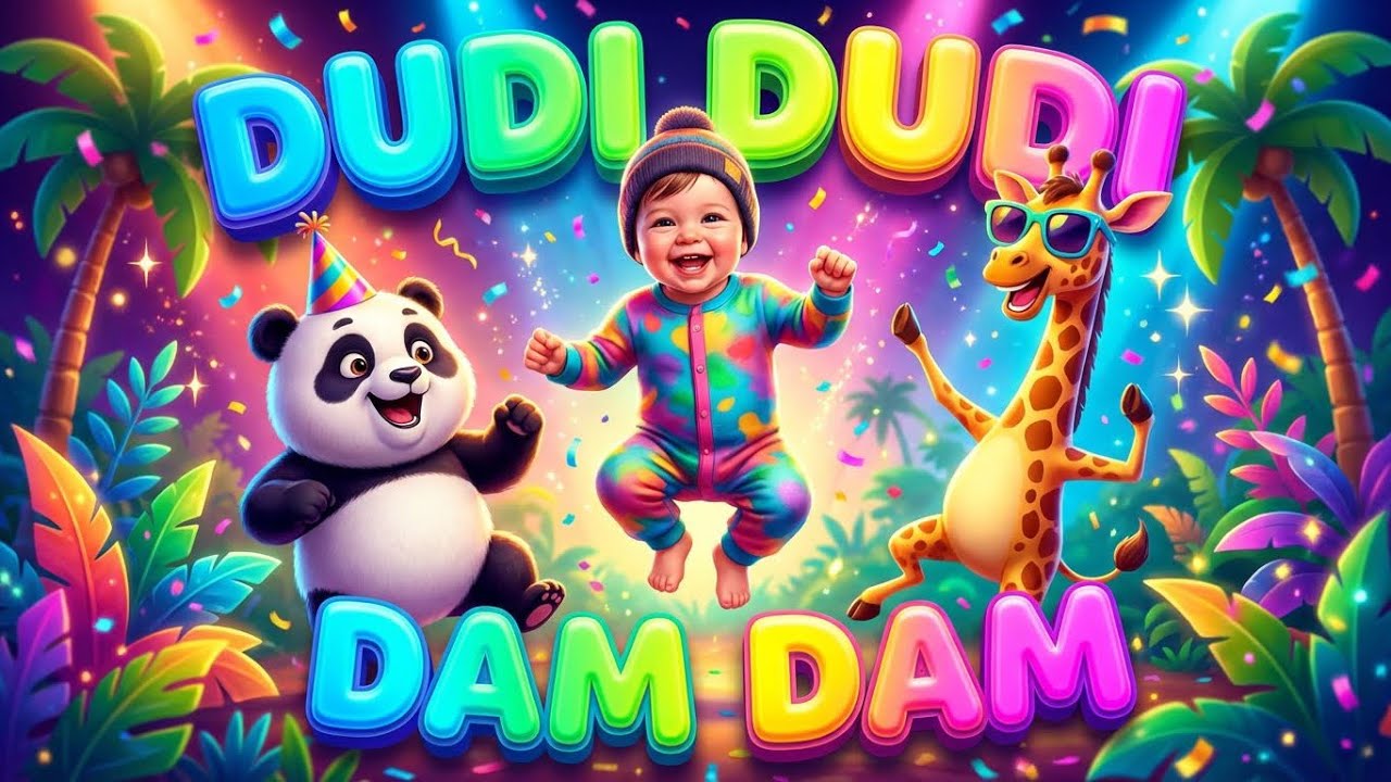 Dudi Dudi Dam Dam 🎵 | Fun Kids Song | Nursery Rhymes & Baby Songs for Children
