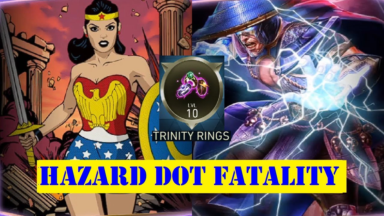 Trinity Rings Kingdom of Madness Artifact is also good?! CWW and Raiden DD | Injustice 2 Mobile