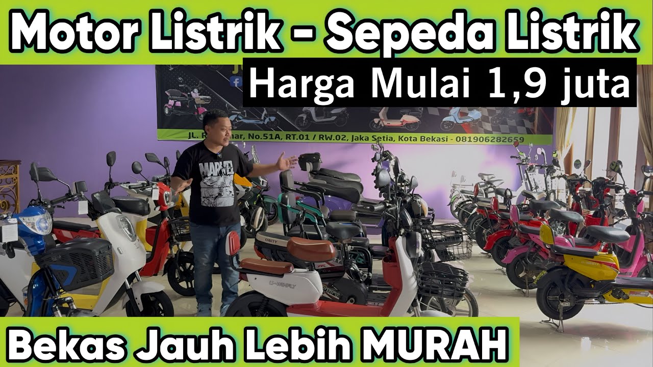 MOTOR LISTRIK - SEPEDA LISTRIK - BEKAS LEBIH MURAH 