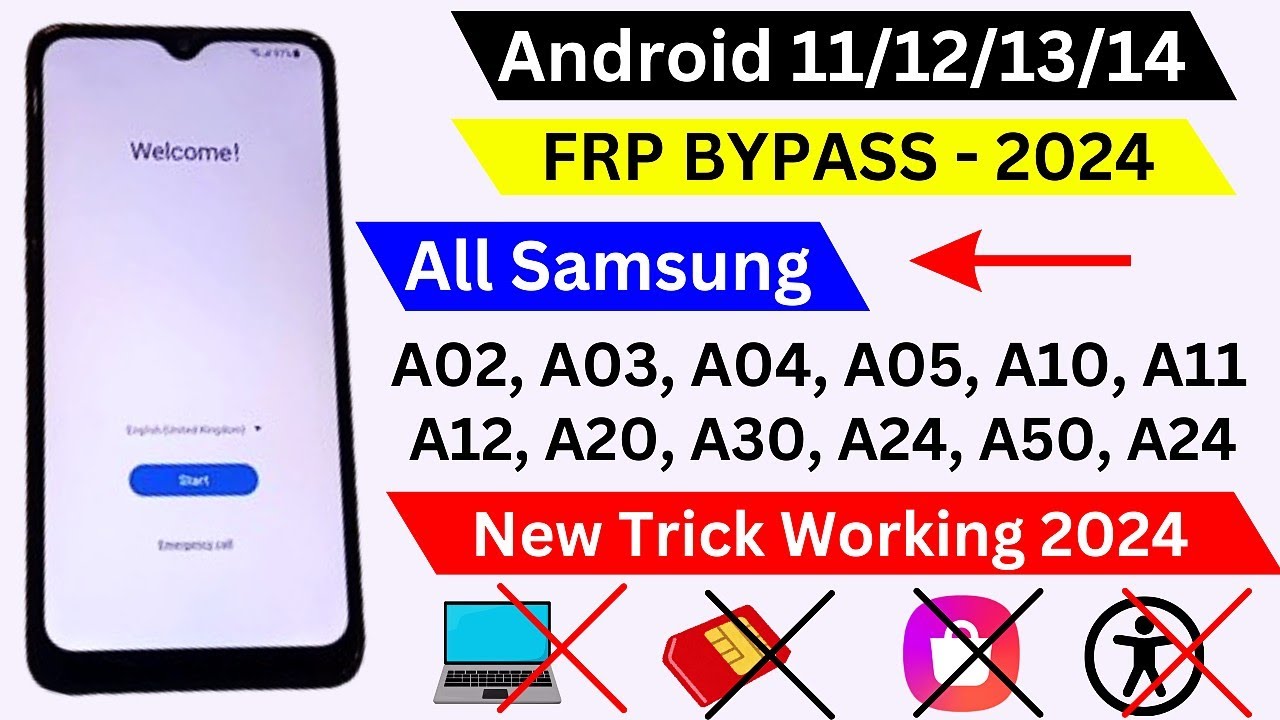 Samsung Frp Bypass 2024 Old Method Failed | Android 11/12/13/14 | Google Account Remove Bypass FRP