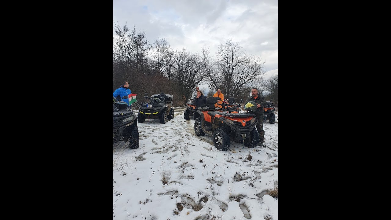 Téli offroad quad túra barátokkal