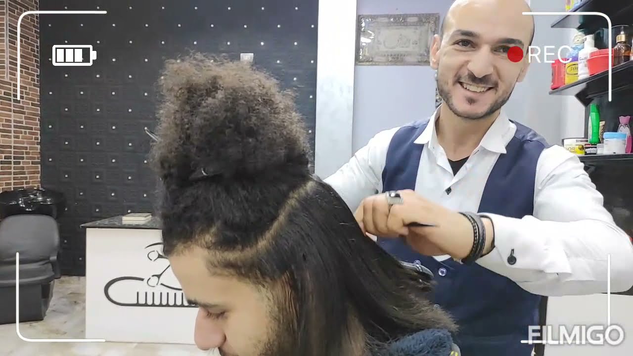 طريقه كوى الشعر الخشن للرجال والنساء 😯بأسهل طريقه كوى 👌