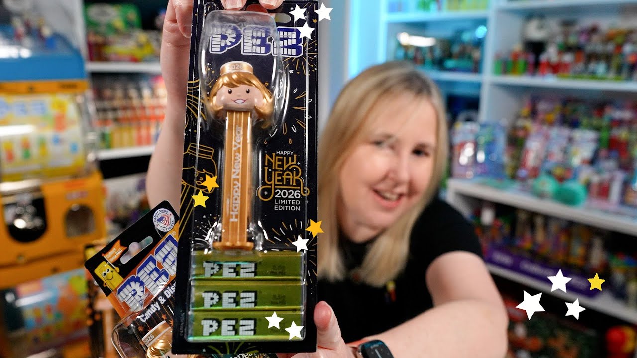 Golden New Year’s PEZ Girl 2026 | Limited Edition Online Exclusive Unboxing