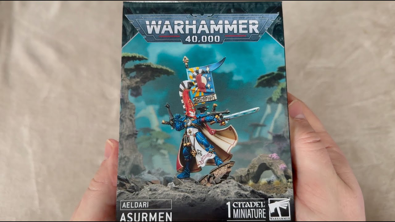 Asurmen - Dire Avengers Phoenix Lord - Aeldari - Unboxing (WH40K)