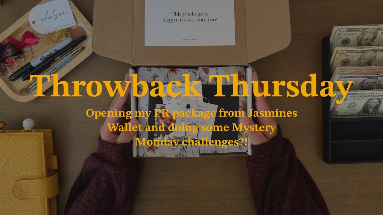 THROWBACK THURSDAY | Opening my first PR package from Jasmines Wallet | $230