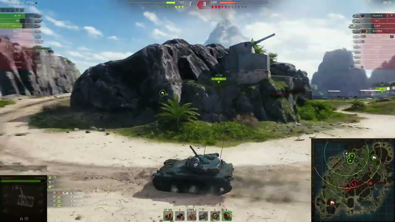 WoT 地の利を活かしHTを黙らせるエキスパートTD