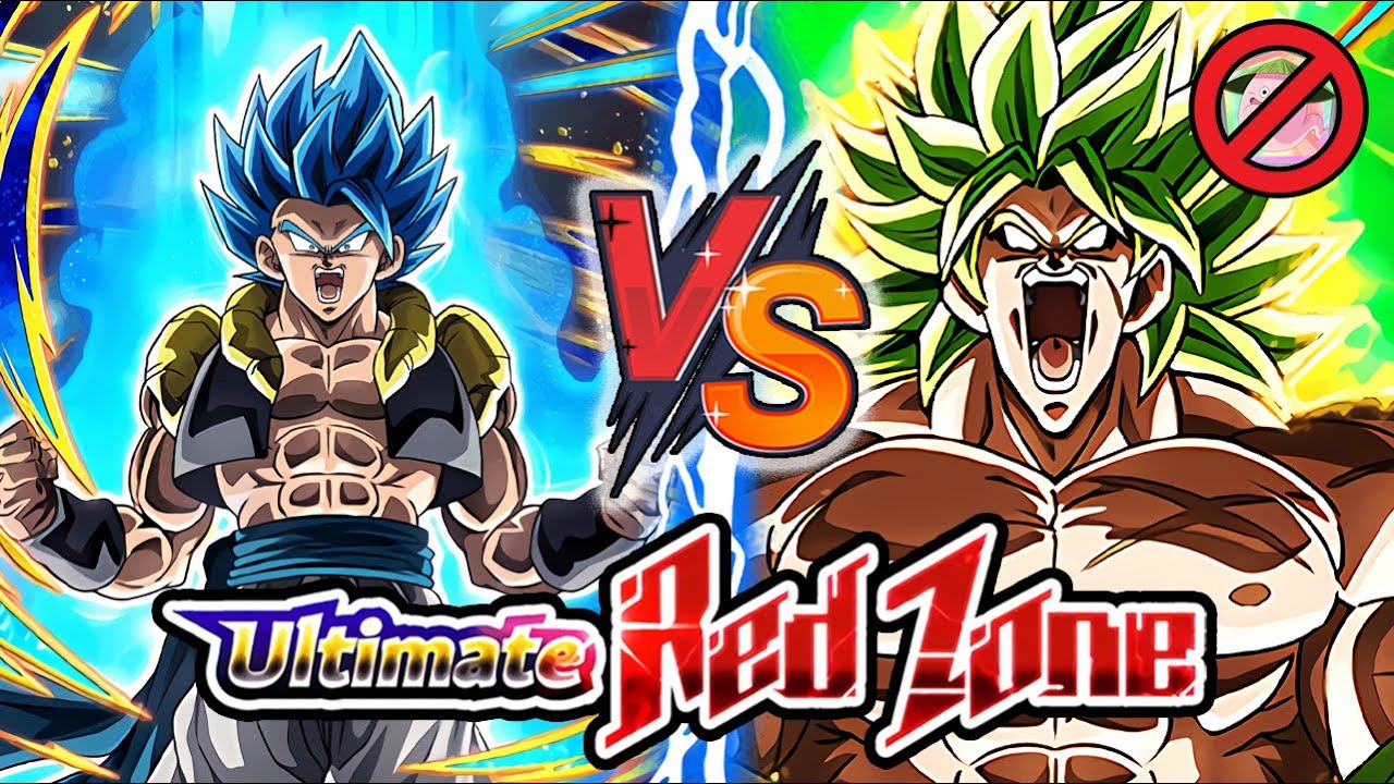 EZA AGL Gogeta Blue VS Broly Red Zone (NO ITEMS) Dragon Ball Z Dokkan Battle