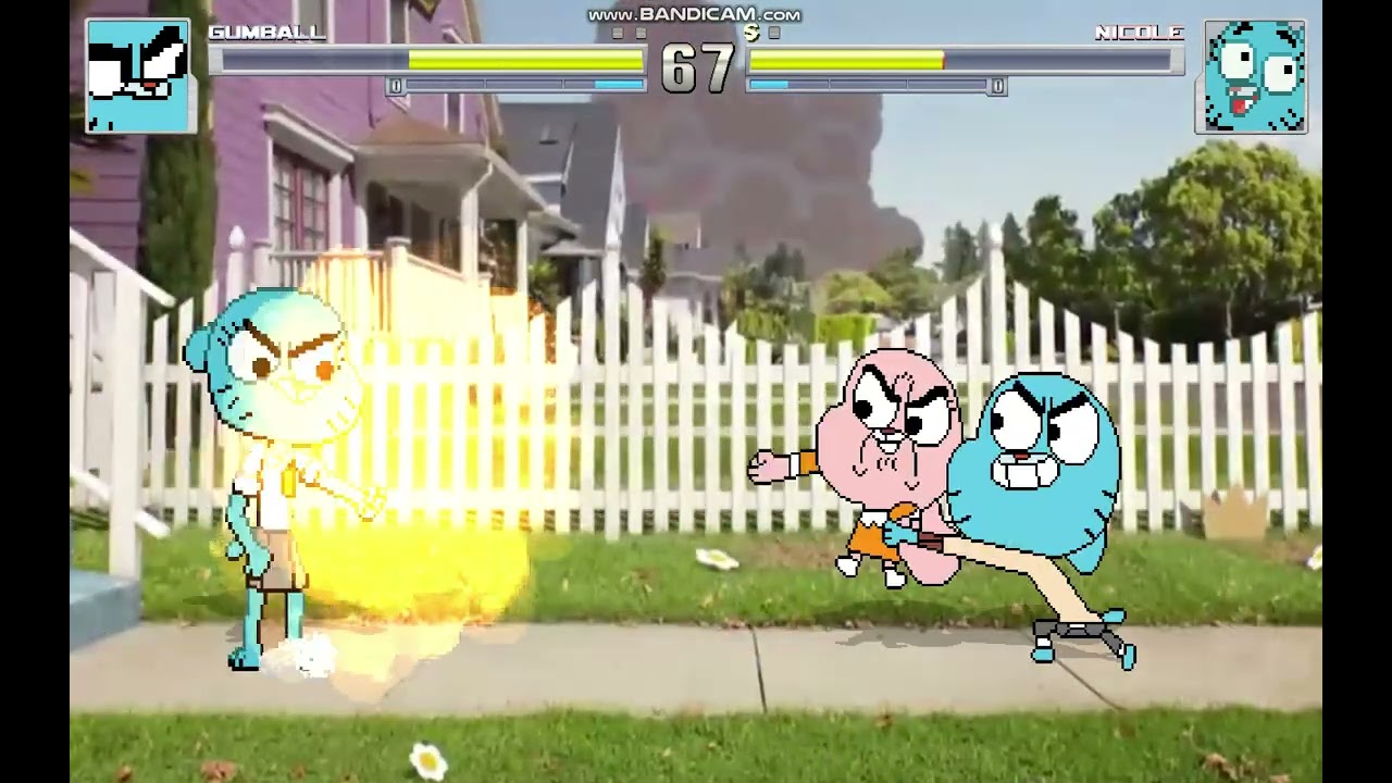 MUGEN REQUEST gumball VS nicole