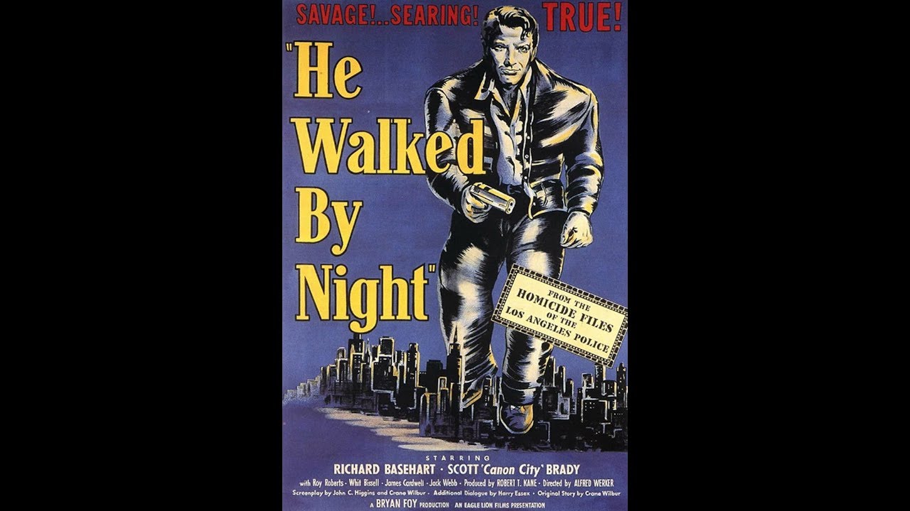 He Walked By Night (1948) | Full Movie | Richard Basehart | Scott Brady | Roy Roberts