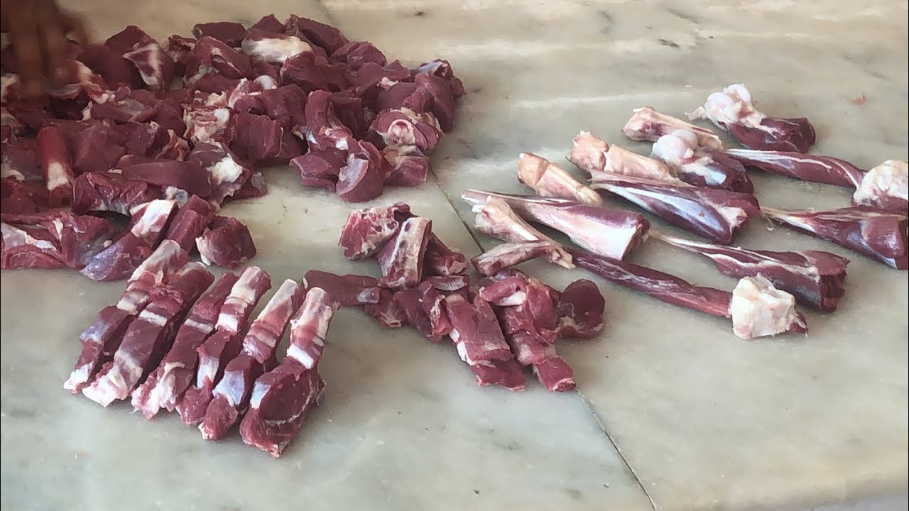 Learn how to cut mix mutton.