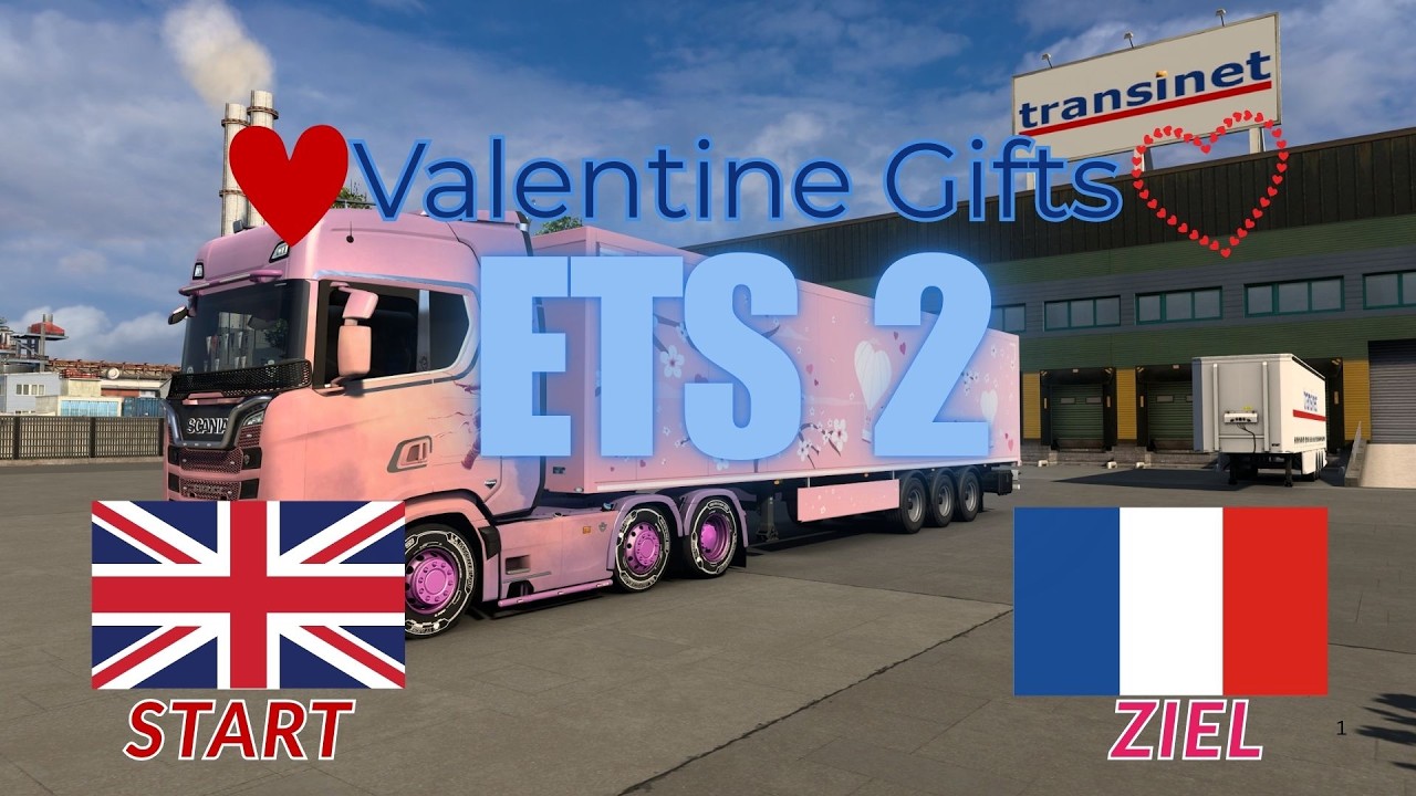 Valentinstag World of Trucks Tour! 💝 Von Großbritannien nach Frankreich | ETS2 Livestream Teil 1 