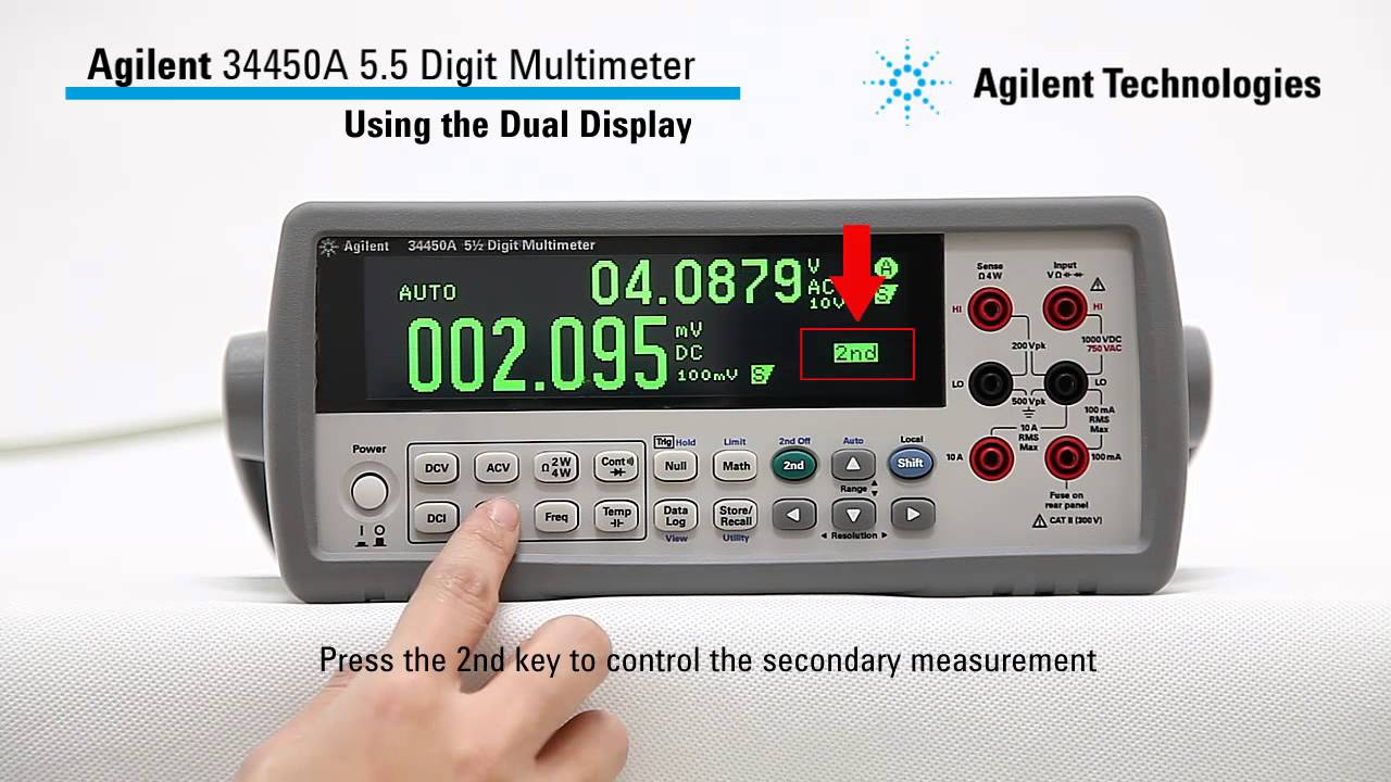 Digital Multimeter, 34450A 5 &frac12; digit Quick Start