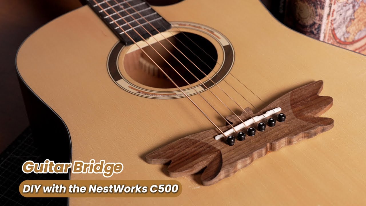 🎸Building the Perfect Guitar Bridge on a CNC