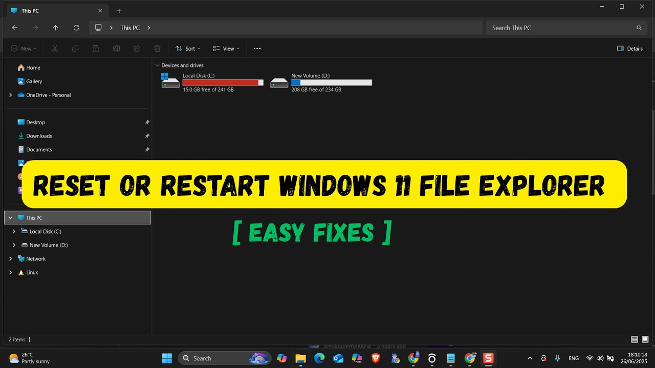 Reset or Restart Windows 11 File Explorer [Easy Fixes]