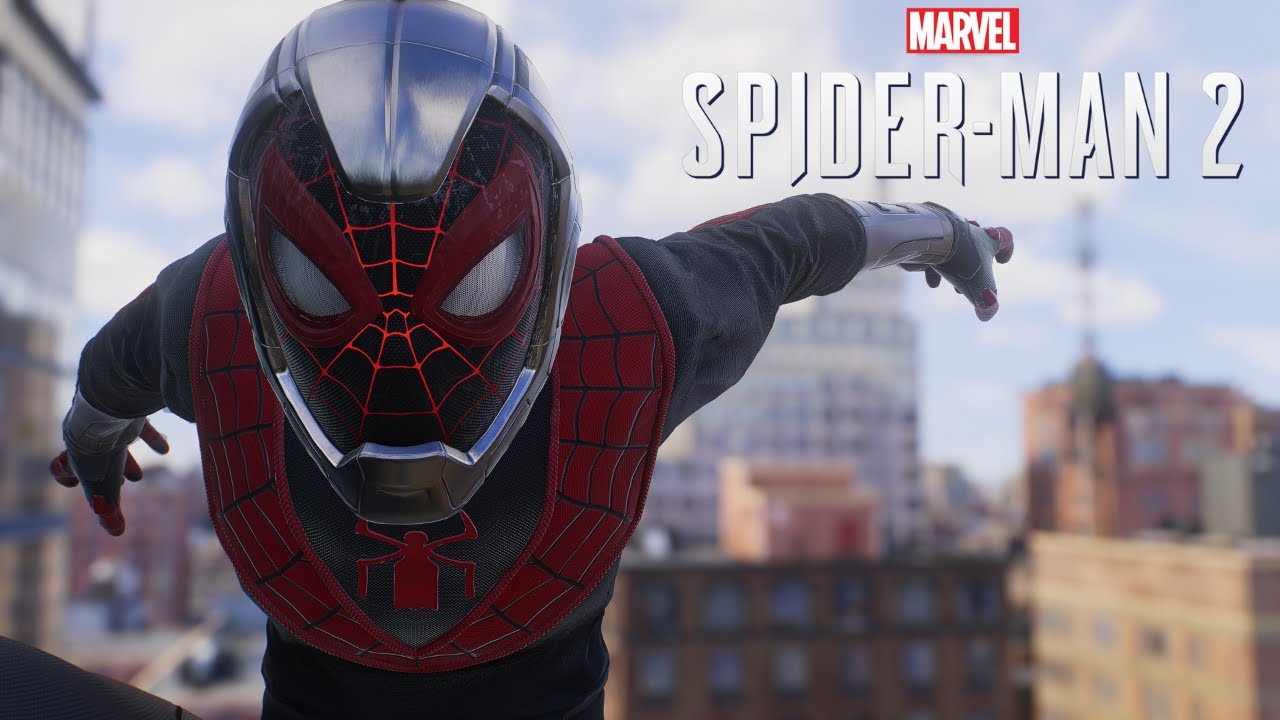 Miles Morales Life Story Suit Free Roam Gameplay In Marvel's Spider-Man 2 (4K 60fps)