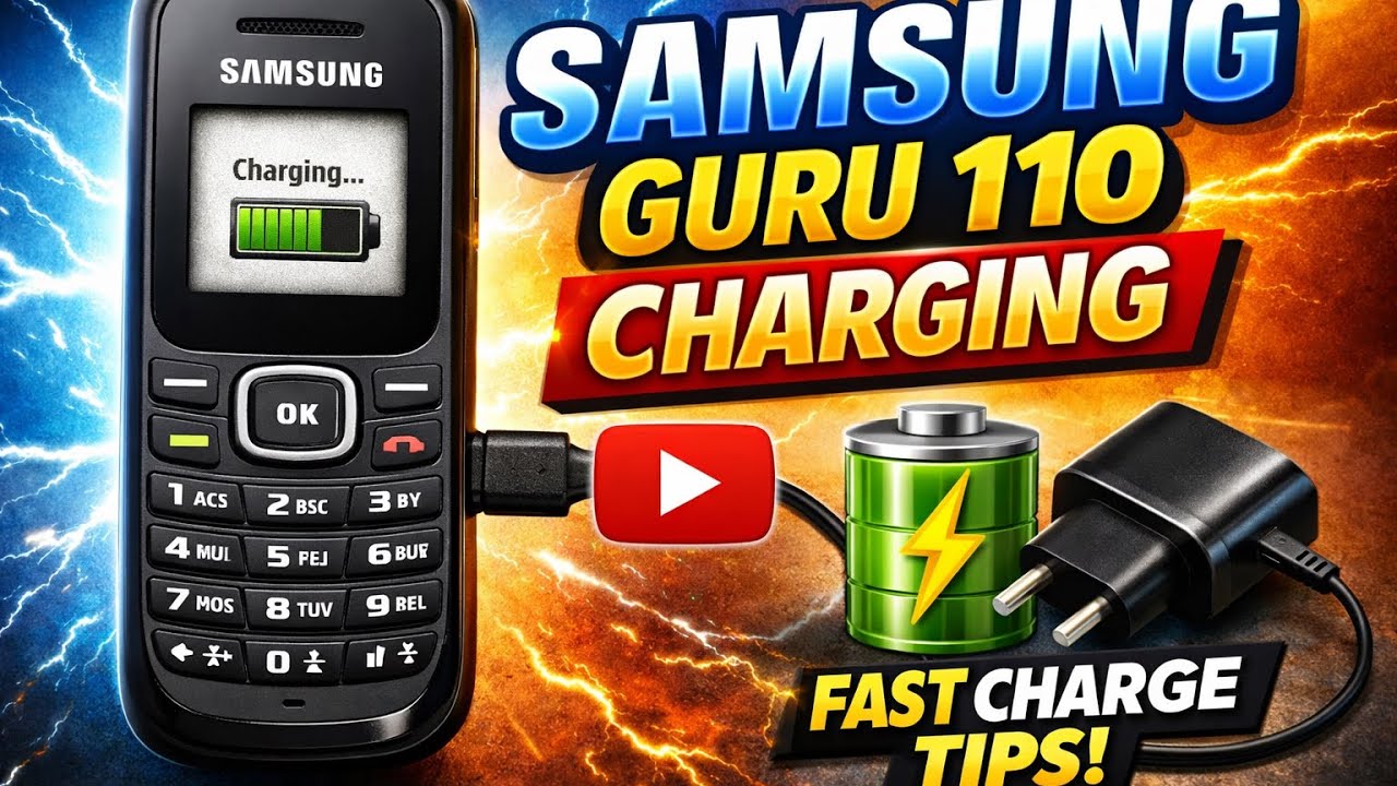 Samsung Guru 110 Charging Connector Change | Charging Problem Fix