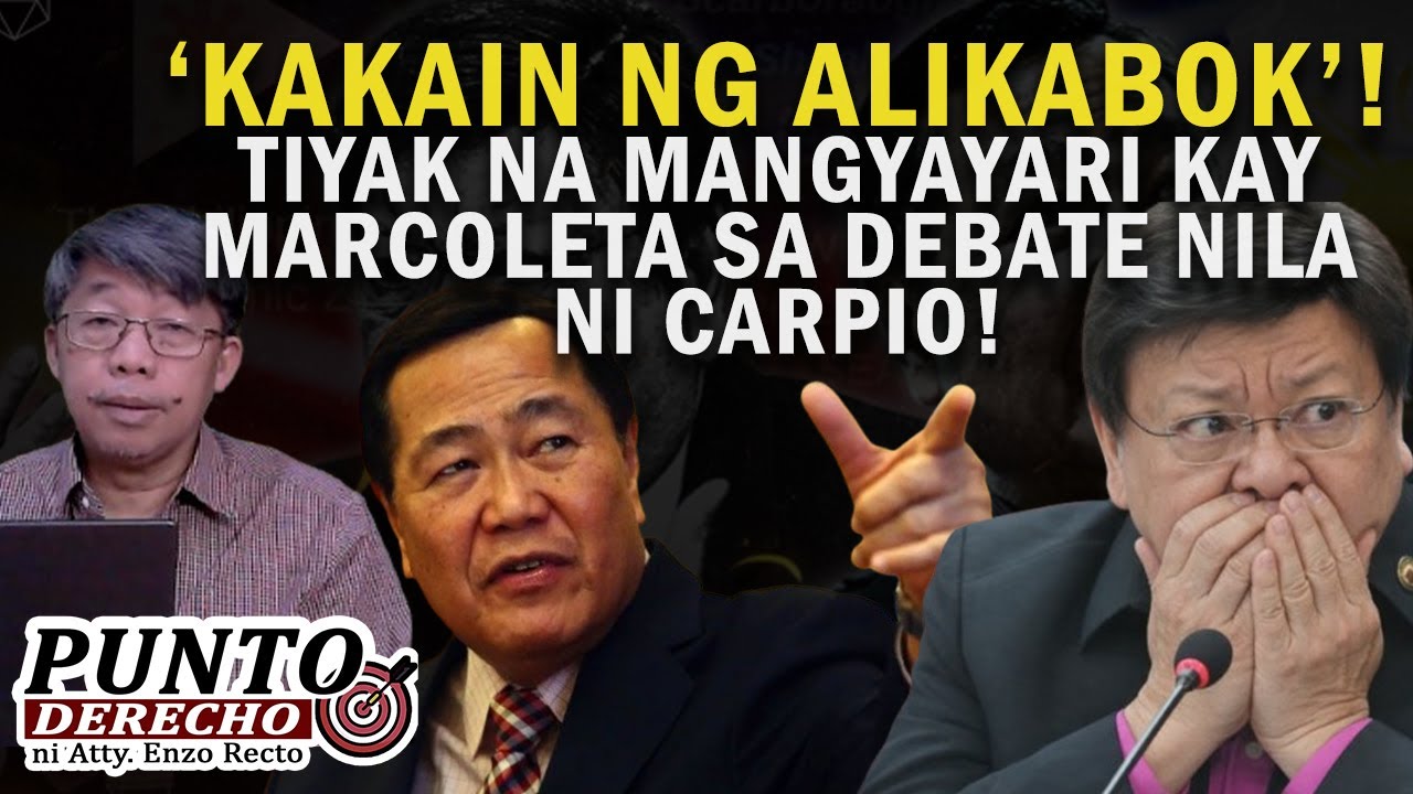 ‘KAKAIN NG ALIKABOK’! TIYAK NA MANGYAYARI KAY MARCOLETA SA DEBATE NILA NI CARPIO!