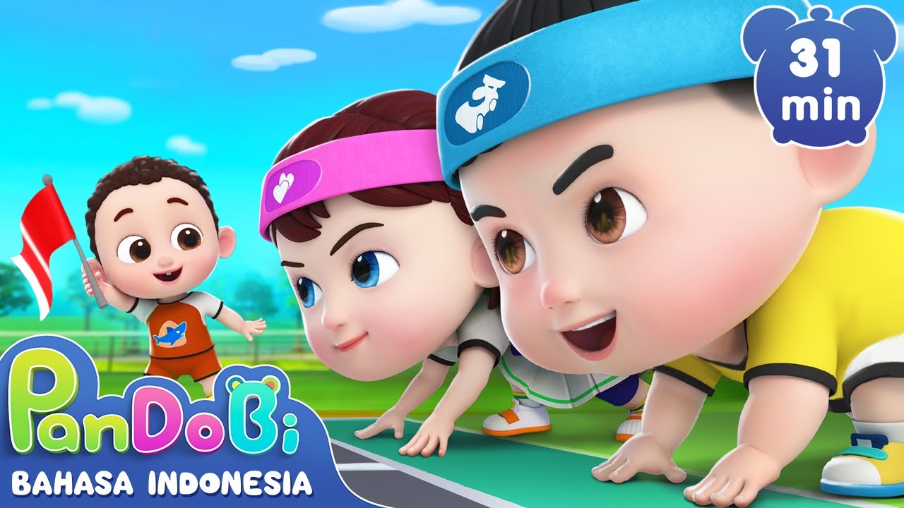 Mari Kita Olahraga Bersama! | Lagu Anak-anak | Kebiasaan Baik Anak | Super Pandobi Bahasa Indonesia