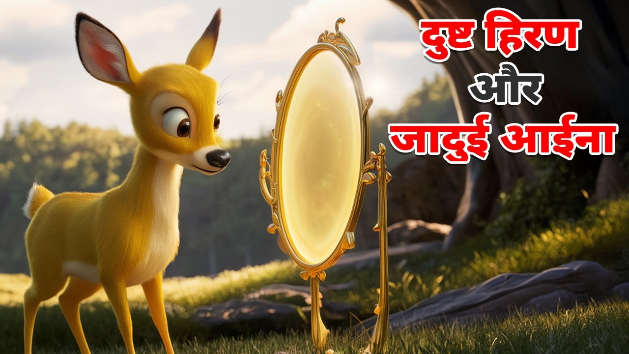 दुष्ट हिरण और जादुई आईना | DUSHT HIRAN KI KAHANI | HINDI MORAL STORY | HINDI KAHANI