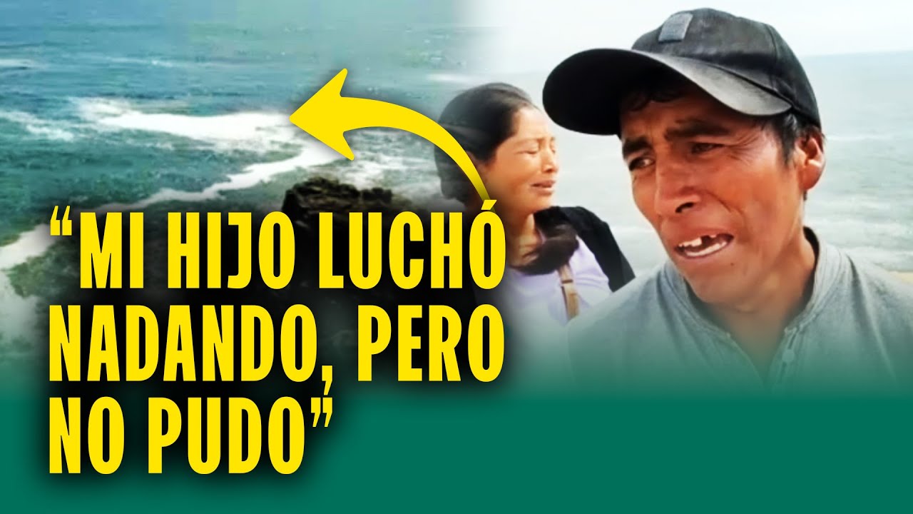 El desgarrador testimonio de un padre que intentó salvar a su hijo en el mar pero desapareció