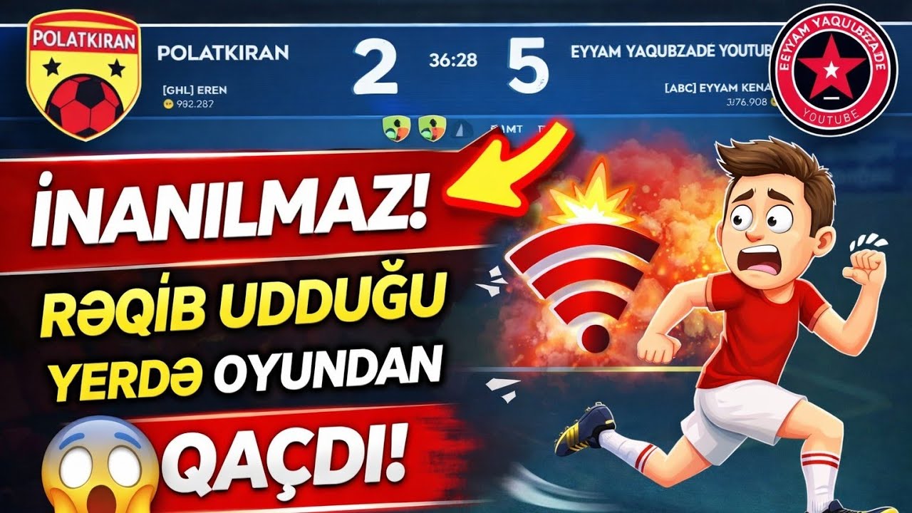 😂 BU NECƏ OYUNÇUDUR?5-2 udur… sonra qaçır!