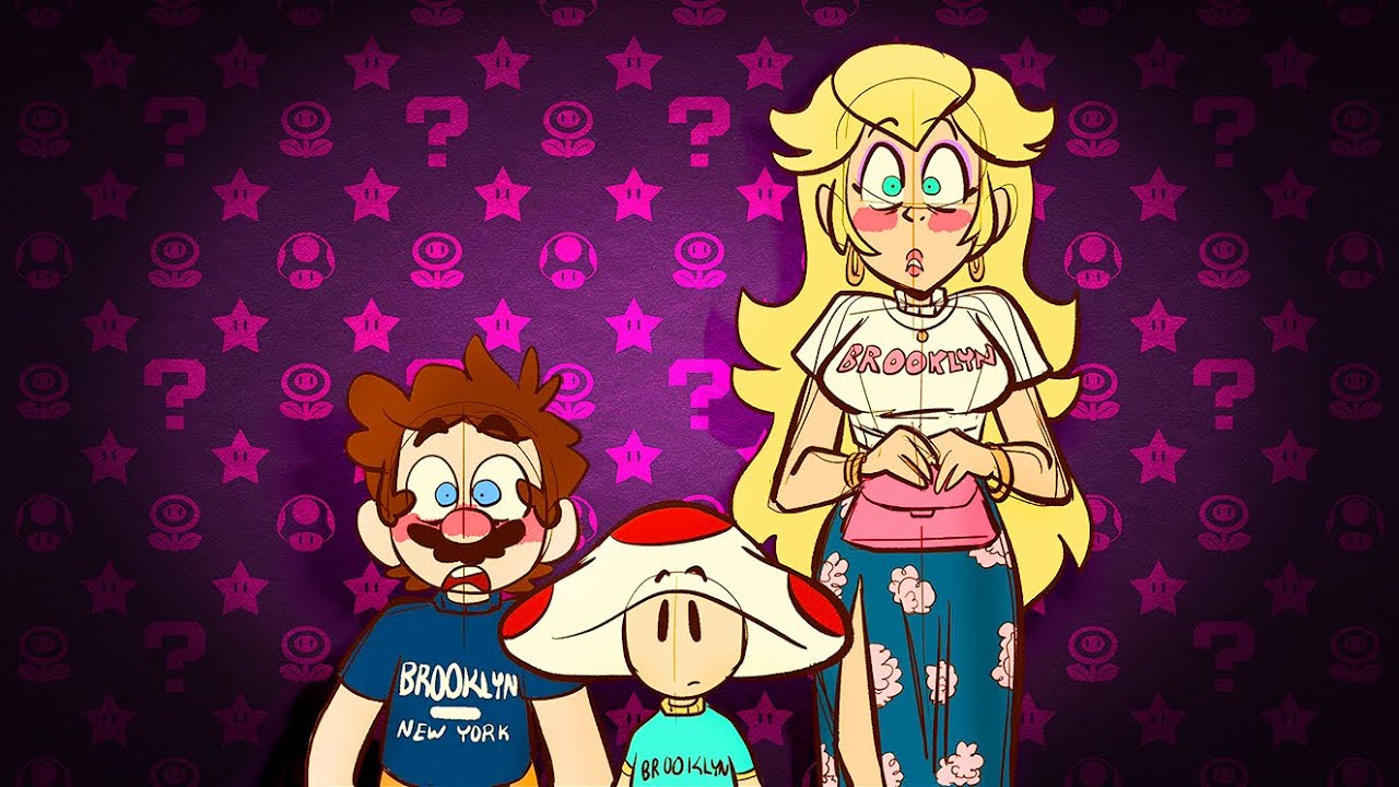 THEY'RE WALKING 'ERE - FT. MARIO + PEACH + TOAD (Mario Comic Dub)