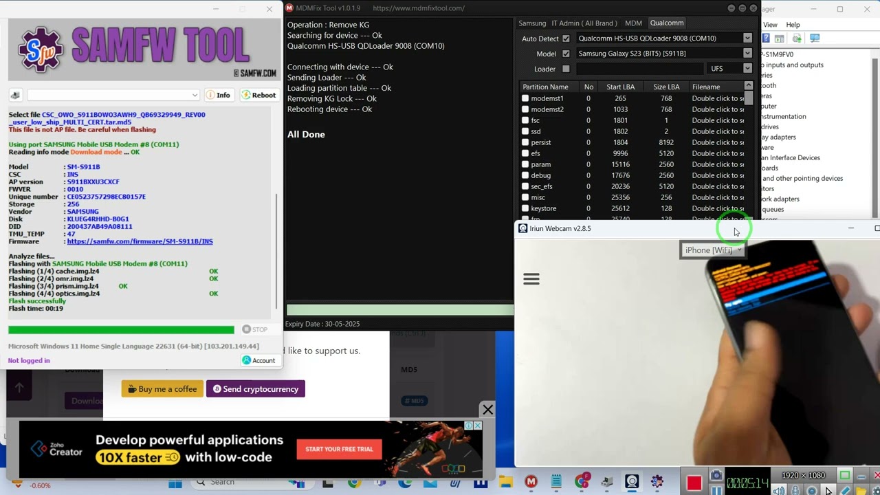 MdmFixTool sem desbloquear o bootloader Como fazer a solu&ccedil;&atilde;o de arquivo KG