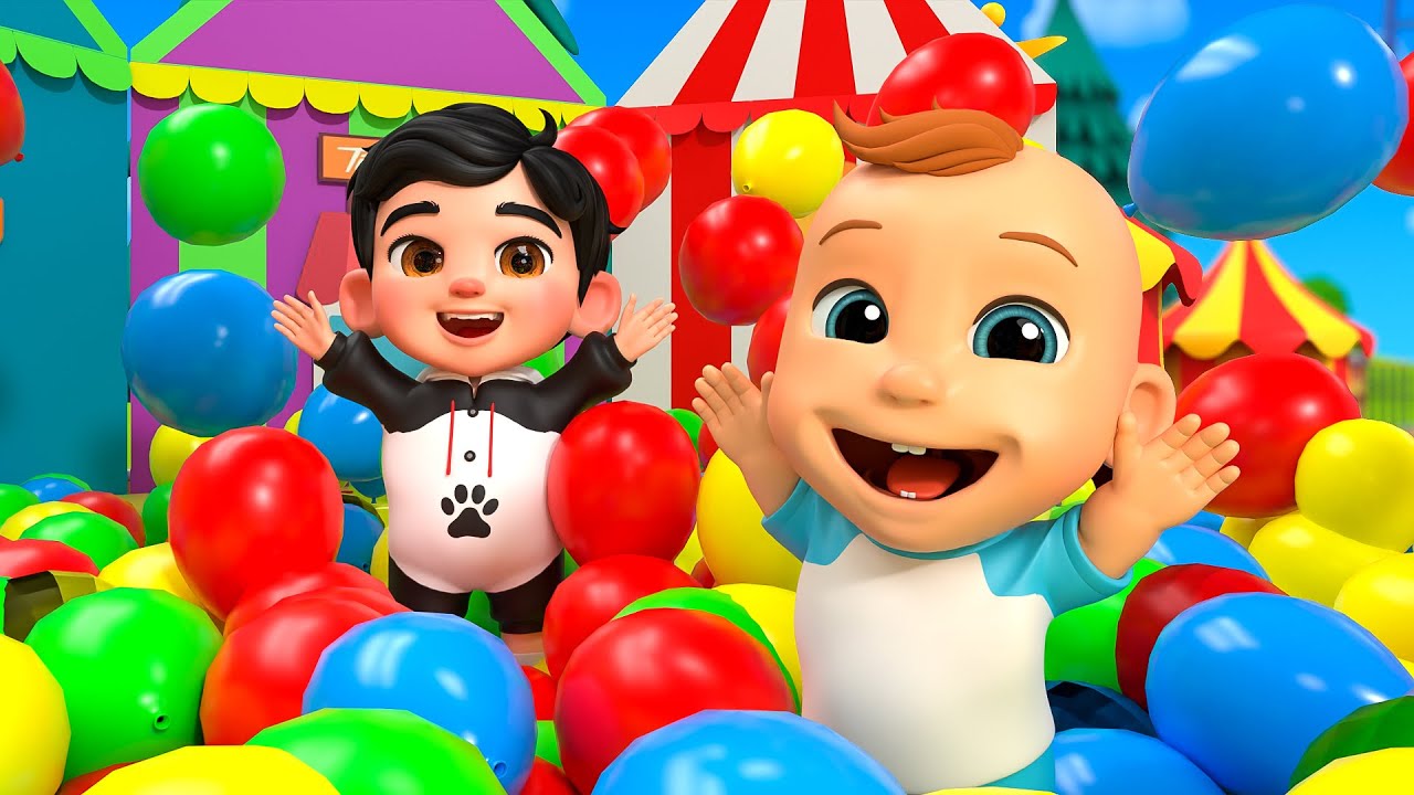 Play on the Rides at the Fair! Family Adventure Nursery Rhymes | Colorful Kids Songs with LuLu Melon