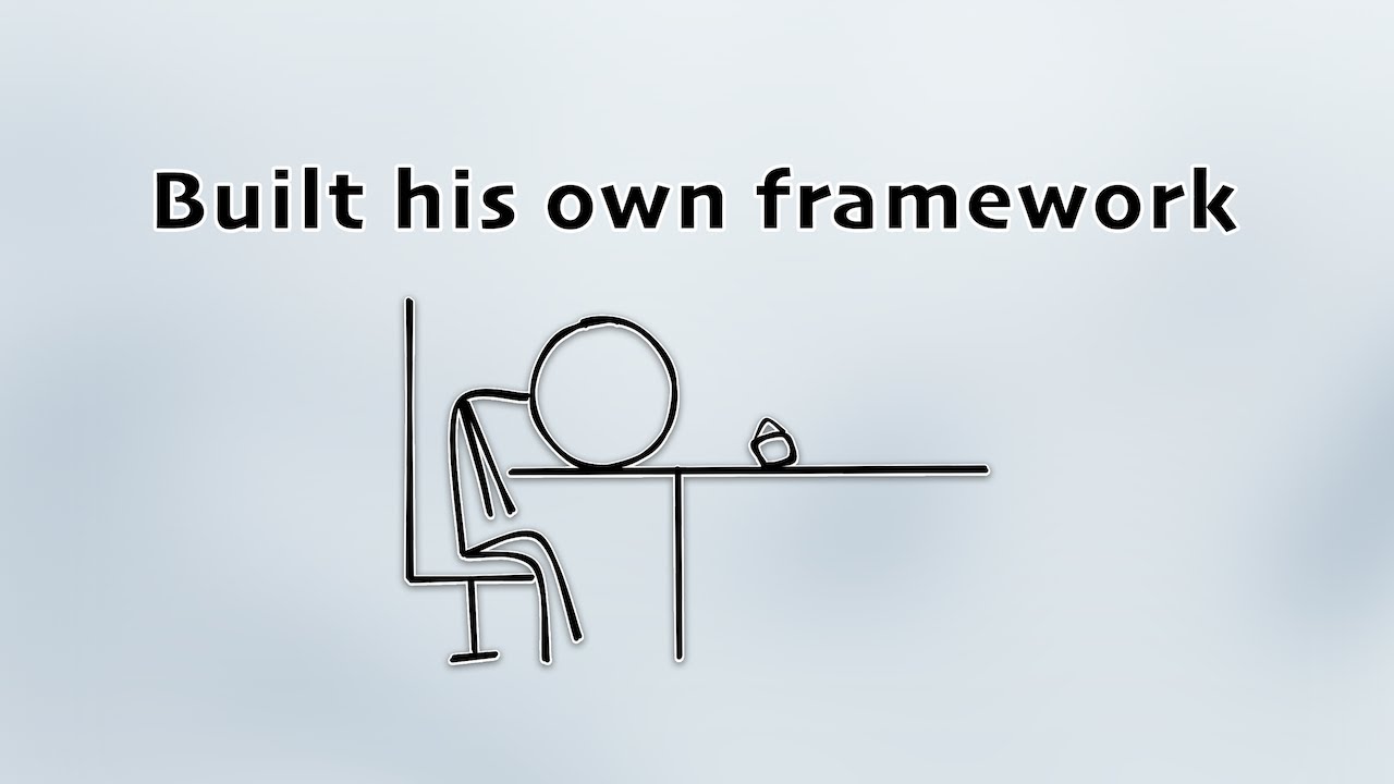 Nie buduj własnego frameworka | Dzienniki programist&oacute;w