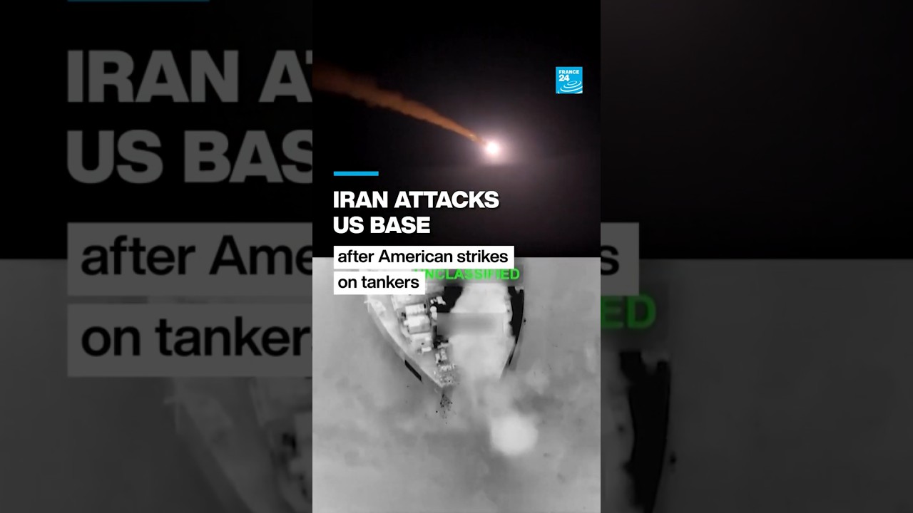 Iran attacks US base after American strikes on tankers &bull; FRANCE 24 English