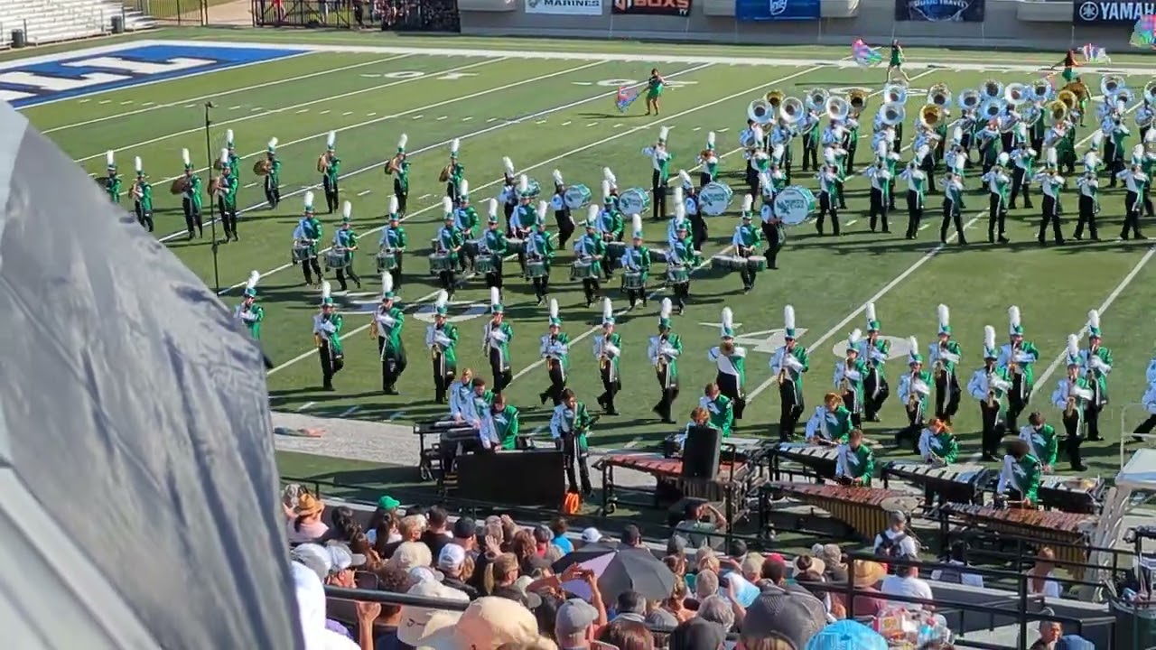 UNT Green Brigade Band at BOA Contest Oct 5 2024