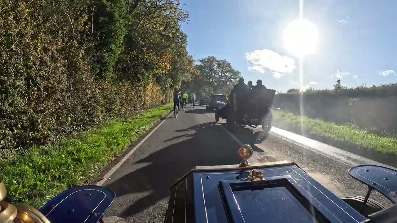 part 4 2025 London to Brighton veteran car run  drivers eye view 1903 Humberette