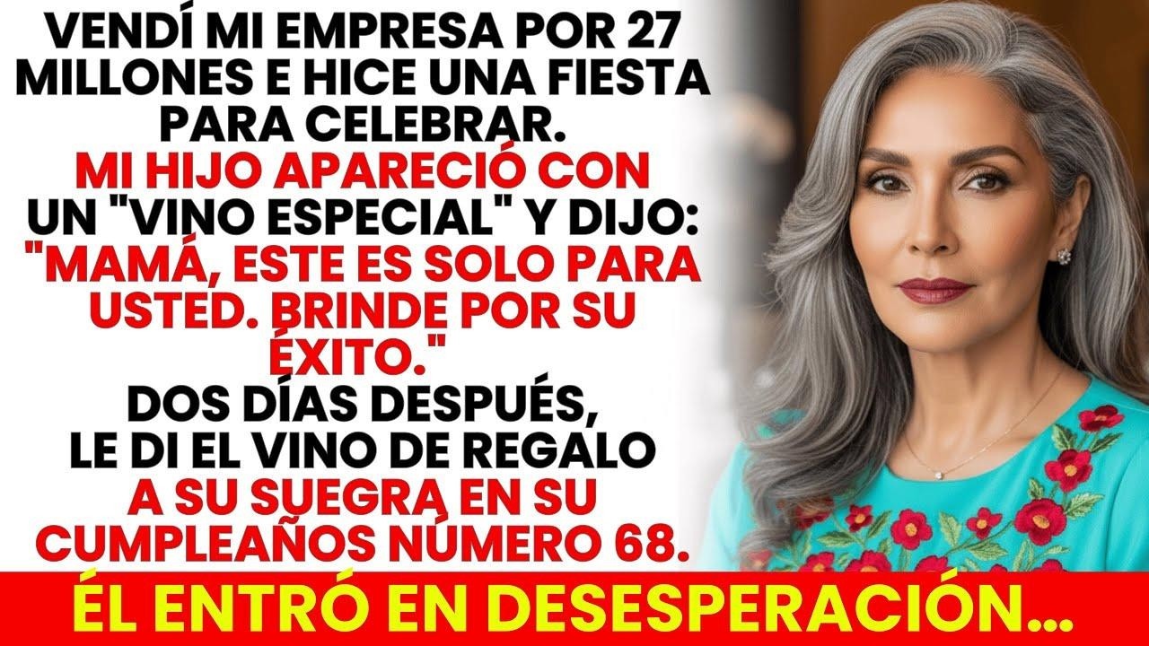 Mi Hijo Me Dio Una Botella De Vino Especial, Pero Se La Regalé A Su Suegra… Y Él Se Desesperó…