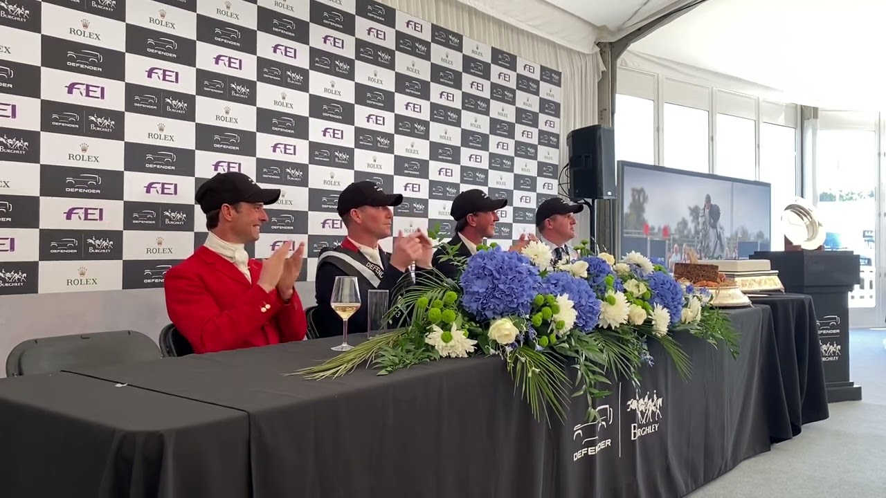Landrover Burghley 5* Horse Trials Winner’s interview