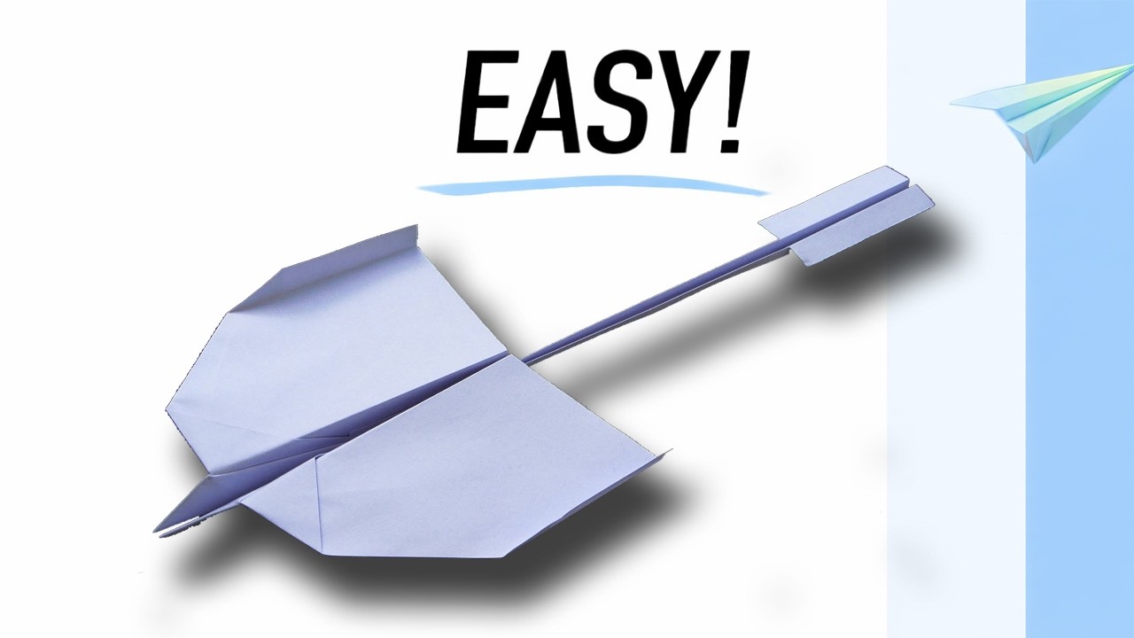 Comment fabriquer un avion en papier qui vole loin - MEILLEUR avion en papier en forme de dragon