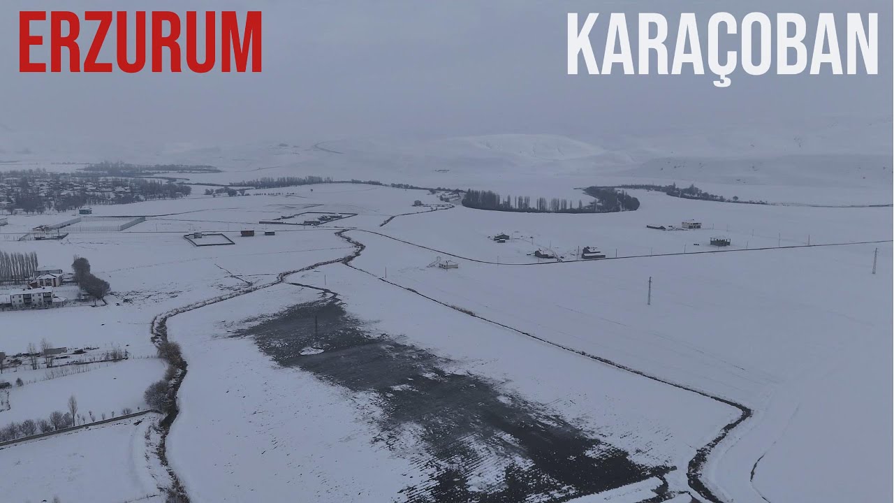 ERZURUM KARAÇOBAN KAR İLE İMTİHANI 4K - #doğa #kamp #erzurum #kar